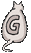 GIF animado (30074) Letra g silueta gato