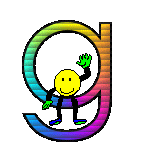 GIF animado (36288) Letra g smileys colores