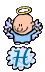 GIF animado (39027) Letra h angelito nube