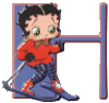 GIF animado (35877) Letra h betty boop