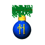 GIF animado (40706) Letra h bola navidad