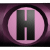GIF animado (32594) Letra h boton rosa