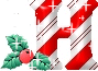 GIF animado (41098) Letra h caramelos navidad