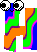 GIF animado (39066) Letra h colores ojos