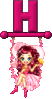 GIF animado (35994) Letra h dollz