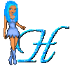 GIF animado (36032) Letra h dollz