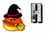 GIF animado (38155) Letra h dulces halloween