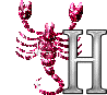 GIF animado (38647) Letra h escorpio