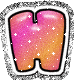 GIF animado (33609) Letra h glitter fiesta