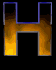 GIF animado (37708) Letra h negra ardiendo