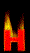 GIF animado (37734) Letra h roja ardiendo