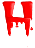 GIF animado (38376) Letra h sangre