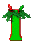 GIF animado (40630) Letra i arbol navidad