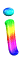 GIF animado (40204) Letra i arco iris