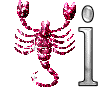 GIF animado (38648) Letra i escorpio