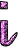GIF animado (33154) Letra i glitter purpura