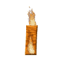 GIF animado (37683) Letra i madera ardiendo