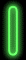 GIF animado (42248) Letra i neon verde