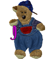 GIF animado (39909) Letra i oso peluche