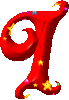 GIF animado (44164) Letra i roja