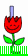 GIF animado (37351) Letra i tulipan