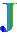 GIF animado (34713) Letra j azul verde