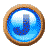 GIF animado (32384) Letra j boton azul