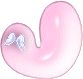 GIF animado (44647) Letra j burbuja rosa