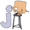 GIF animado (39186) Letra j construccion