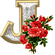 GIF animado (37177) Letra j diamantes rosas