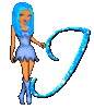 GIF animado (36034) Letra j dollz