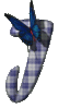 GIF animado (30398) Letra j mariposa d