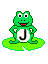 GIF animado (31838) Letra j ranita