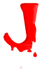 GIF animado (38378) Letra j sangre