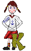GIF animado (42801) Letra k adolescente