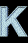 GIF animado (41853) Letra k azul