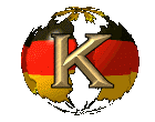 GIF animado (42381) Letra k bandera alemana