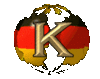 GIF animado (42381) Letra k bandera alemana