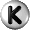 GIF animado (32447) Letra k boton gris