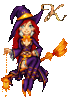 GIF animado (37922) Letra k bruja