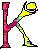 GIF animado (40425) Letra k colorines