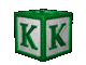 GIF animado (38952) Letra k cubo letras