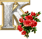 GIF animado (37178) Letra k diamantes rosas