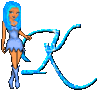 GIF animado (36035) Letra k dollz