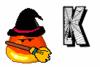 GIF animado (38158) Letra k dulces halloween
