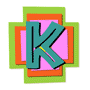 GIF animado (40347) Letra k estilo africano