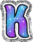 GIF animado (34626) Letra k glitter
