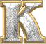 GIF animado (33473) Letra k glitter diamantes