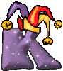 GIF animado (33511) Letra k glitter divertida