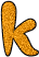 GIF animado (33758) Letra k glitter infantil